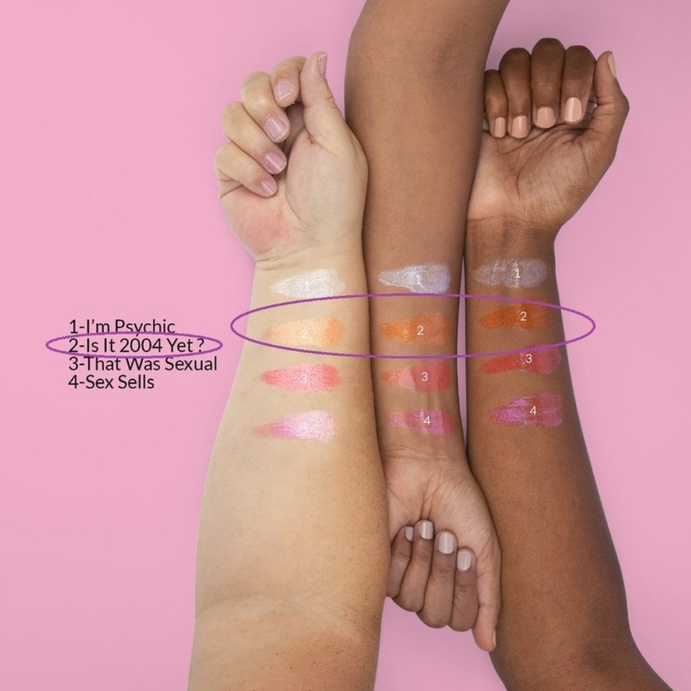 Iggy x bh Oral Fixation High Shine Lipgloss in Is It 2004 Yet? NEW - Picture 5 of 6